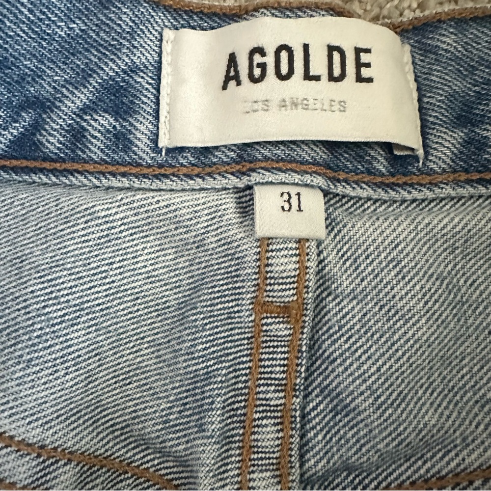 AGOLDE Riley High Rise Straight Crop Jeans - Picture 5 of 8